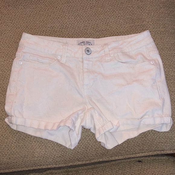 Aeropostale Pants - White Jean Shorts